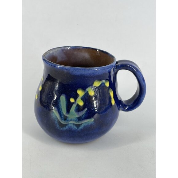 Earthworks Studio Pottery Barbados Decorative Art Handmade Painted Coffee Mug - Picture 1 of 8